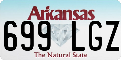 AR license plate 699LGZ