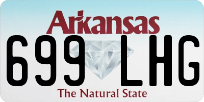 AR license plate 699LHG