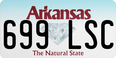 AR license plate 699LSC