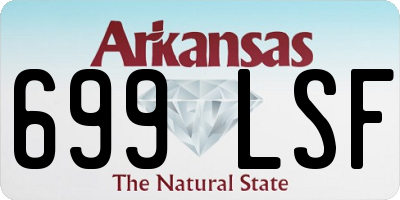 AR license plate 699LSF