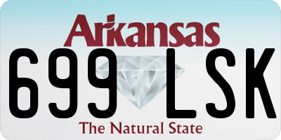 AR license plate 699LSK