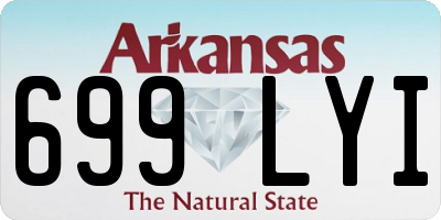 AR license plate 699LYI