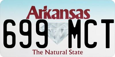 AR license plate 699MCT