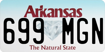 AR license plate 699MGN