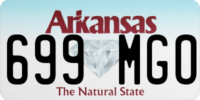 AR license plate 699MGO