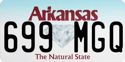 AR license plate 699MGQ