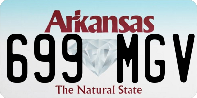 AR license plate 699MGV