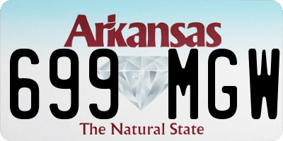 AR license plate 699MGW