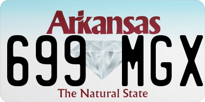 AR license plate 699MGX