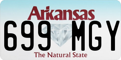 AR license plate 699MGY