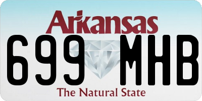 AR license plate 699MHB