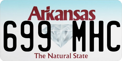 AR license plate 699MHC