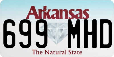 AR license plate 699MHD