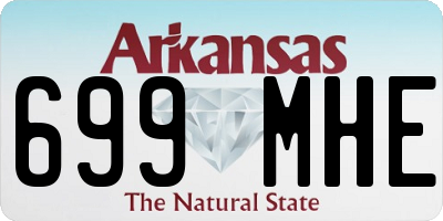 AR license plate 699MHE