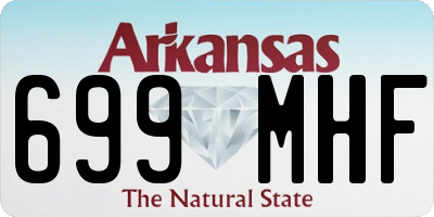 AR license plate 699MHF
