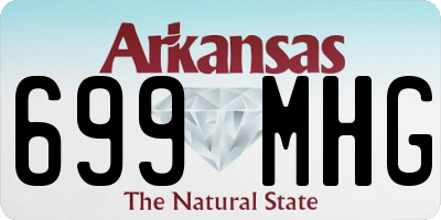 AR license plate 699MHG