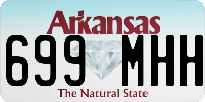 AR license plate 699MHH