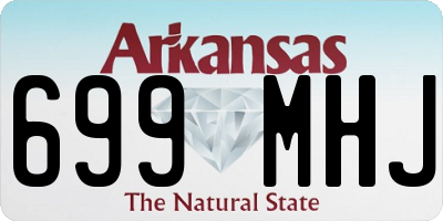 AR license plate 699MHJ