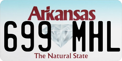 AR license plate 699MHL