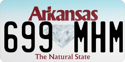 AR license plate 699MHM