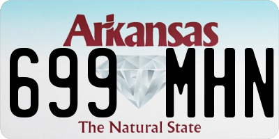 AR license plate 699MHN