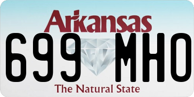 AR license plate 699MHO