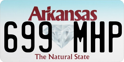 AR license plate 699MHP