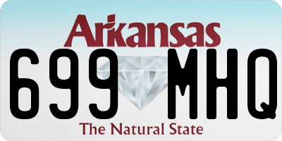 AR license plate 699MHQ