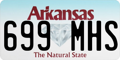 AR license plate 699MHS