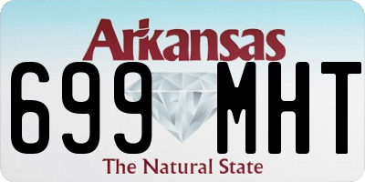 AR license plate 699MHT