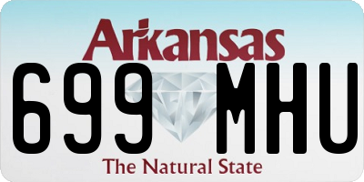 AR license plate 699MHU
