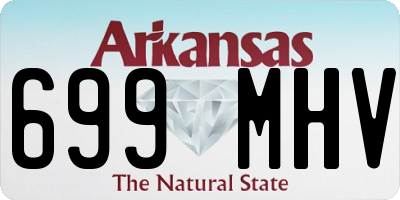 AR license plate 699MHV