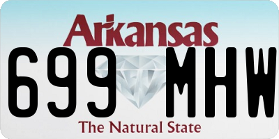 AR license plate 699MHW