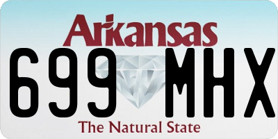 AR license plate 699MHX
