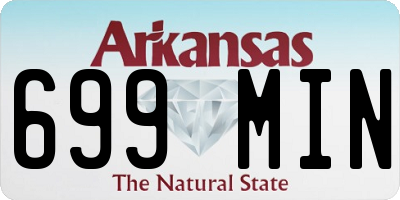 AR license plate 699MIN