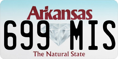 AR license plate 699MIS