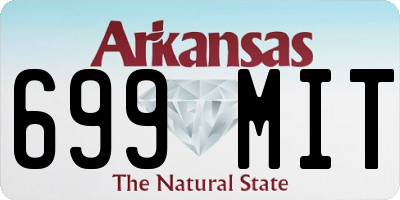 AR license plate 699MIT