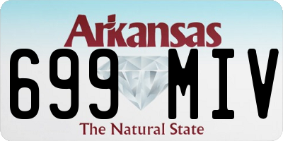 AR license plate 699MIV