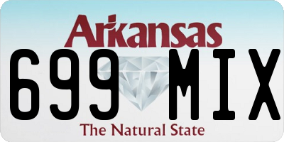 AR license plate 699MIX