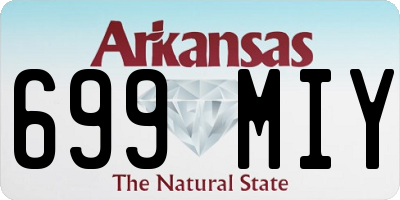 AR license plate 699MIY