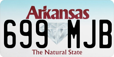 AR license plate 699MJB