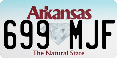 AR license plate 699MJF