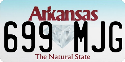 AR license plate 699MJG