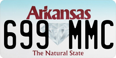 AR license plate 699MMC