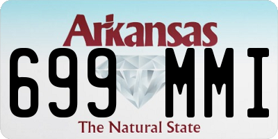 AR license plate 699MMI