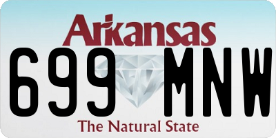 AR license plate 699MNW
