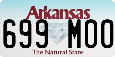 AR license plate 699MOO