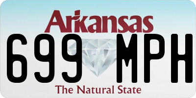 AR license plate 699MPH