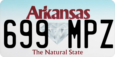 AR license plate 699MPZ