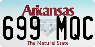 AR license plate 699MQC
